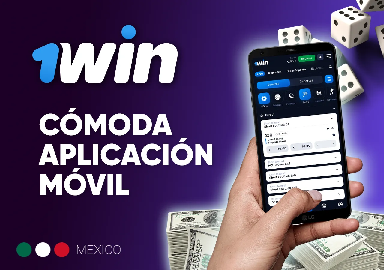 Las principales funciones de la 1win aplicación son